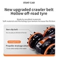 thumbnail image 4 of New RC Amphibious Stunt Car Toy Water and Land 2in1 2.4G 4WD RC Vehicle Toys with Replaceable Tires Double Sided 360 Flip Summer Car Boat for Kids 6+, Orange, 4 of 13