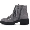 thumbnail image 3 of White Mountain Womens Day Time Faux Suede Lugged Sole Ankle Boots, 3 of 6