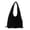 Style A-Black, variant on Women's Fringe Tote Bag Frosted Travel Tote Boho Shoulder Bag Slouchy Handbag Soft Stylish Purse Fall Winter Spring (Style A-Black,One Size)