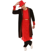 HPO Adult Men's Painter Artitst Costume | Red Cosplay Costume
