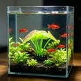 thumbnail image 6 of Luminous Aquarium Anemone Ornament Fish Tank Decoration, Soft Silicone Coral Plant Aquascape Decor with Glowing Effect, Realistic Underwater Scenery for Freshwater Saltwater Fish Tank, 6 of 6