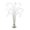 Silver, variant on Bard's Fountain-Style Gold-toned Ornament Tree, 15 Branch, 10.5" W x 10.5" D x 20" H