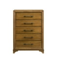 thumbnail image 5 of New Classic Furniture Talcott 4Pc Wood King Bedroom Set, Chest in Honey/Brown, 5 of 15