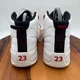 thumbnail image 5 of Ni - ke Ni - ke Air Jordan 12 Retro Twist Shoes Mens 10.5 White Red Basketball Sneakers, 5 of 5