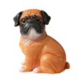 thumbnail image 1 of Funda para caja de pañuelos con forma de carlino, figura coleccionable, estatua de perro, vitrina, cafetería, entrada, 22 x 13 x 17,5 cm, escultura de, 1 of 9