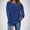 Blue, variant on Amidoa Fleece Women Sweatshirt Green Christmas Boat Neck Sweatshirts No Hood Graphic Tees Trendy Tops for Women 2025 L