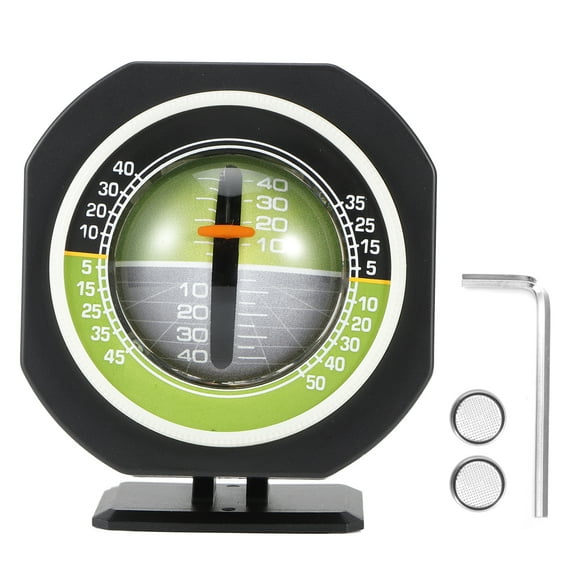 Slope Meter,LED Car Inclinometer High Car Inclinometer Slope Gauge Superior Craftsmanship