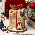 thumbnail image 5 of HOMERAL Christmas Wrapping Paper Roll - Gift Wrap with Cat in Scarf and Gift Box - Perfect for Christmas - 17 Inch X 33 Feet, 5 of 6