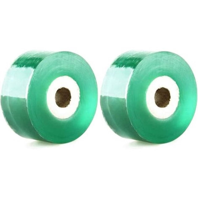 Piezas Cinta de injerto Cinta de injerto elástica para vivero Cinta de película Cinta adhesiva Cinta elástica Cinta de barrera contra la humedad para reparación de plantas de injerto 3 cm 100 m, verde