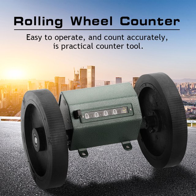 Digit Counter,Rolling Wheel 5 Digits Length Counter Counter Extended Durability