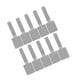 thumbnail image 2 of Juego de 10 bridas reutilizables para cables, cintas para organizar cables, sistema de organización versátil Gris, 2 of 9