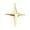 Golden, variant on Naierhg Metal Four-pointed Star Brooch Elegant Luxury Golden Silver Color Clothing Accessories Women Business Suit Lapel Pin Fashion Jewelry