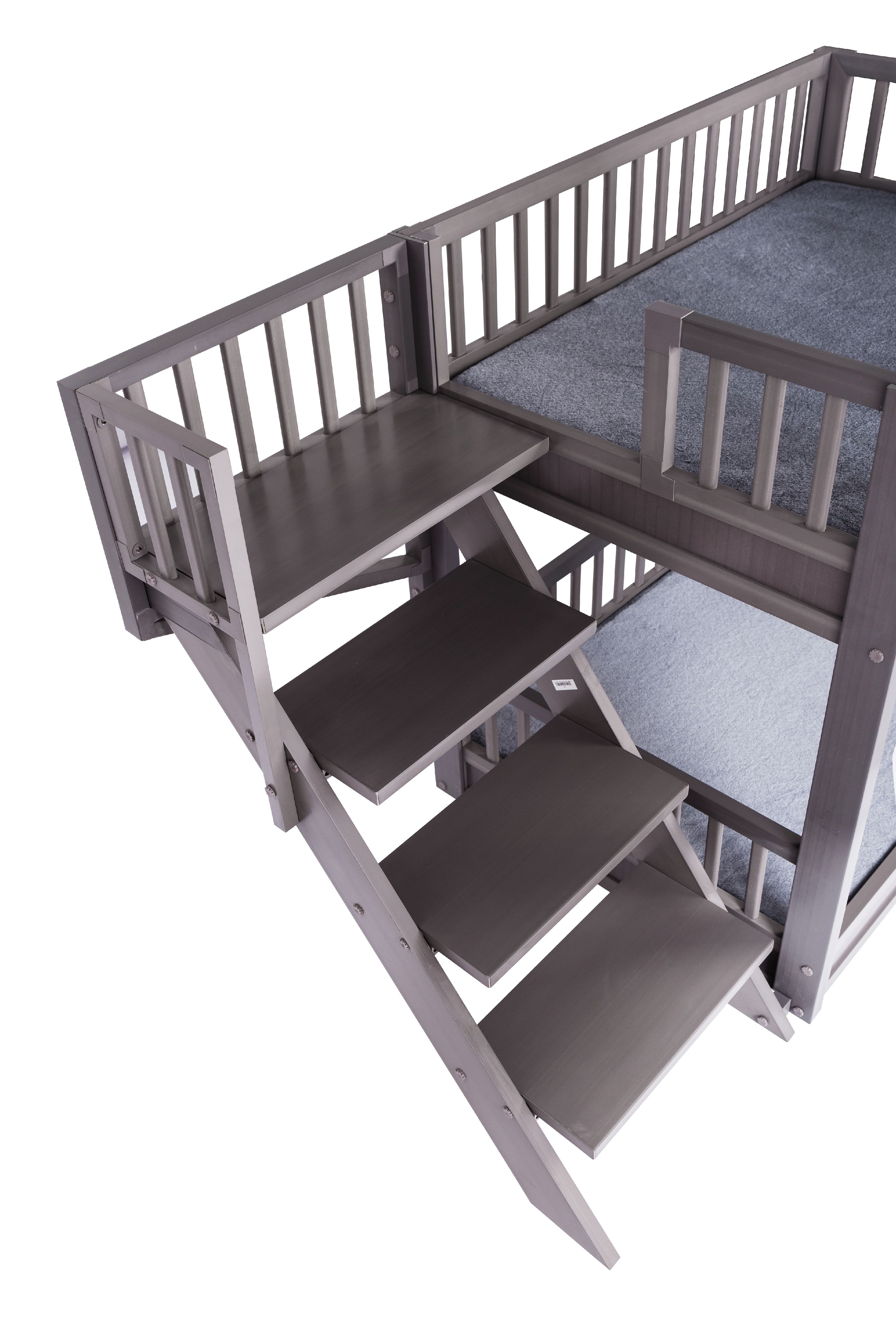 Ecoflex Dog Bunk Bed with Removable Cushions, Gray - image 5 of 10