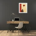 thumbnail image 4 of Delphine Corbin 12x14 White Modern Wood Framed Wall Art Titled - Rouge III, 4 of 5