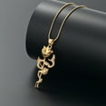 thumbnail image 5 of Rose Flower Urn Pendant Urn Necklace Cremation Jewelry for Ashes Snake Ashes Pendant Necklace with Rose Mini Keepsake Urn Necklace, 5 of 7