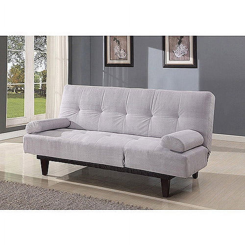 Barcelona Convertible Futon Sofa Bed and Lounger with Pillows, Multiple Colors