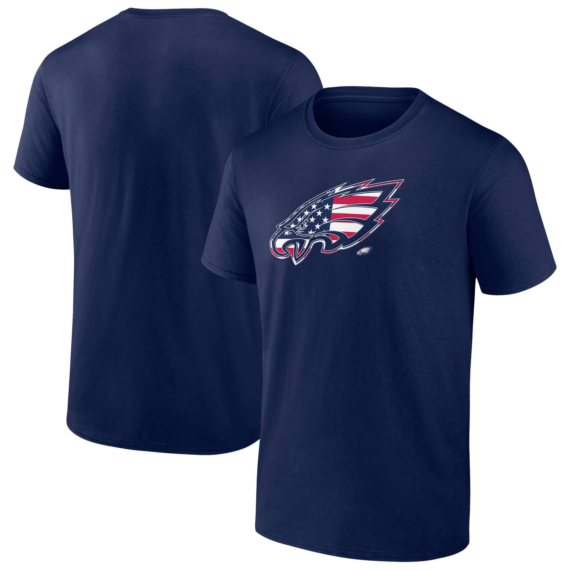 Men's-Fanatics Navy Philadelphia Eagles Big & Tall Americana T-Shirt