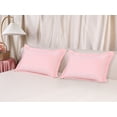 thumbnail image 7 of REGALWOVEN Velvet Pillow Cases Queen Size Set of 2, Pillow Covers with Zipper Closure Pink Queen, 7 of 7