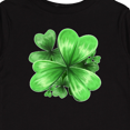 thumbnail image 4 of Inktastic Painted Clover Patch- shamrocks for St. Patricks Day Boys or Girls Long Sleeve Toddler T-Shirt, 4 of 5