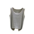 thumbnail image 1 of Timegard Camisole pour Femmes Col Rond Vêtements d'Intérieur Sans Manches Douce Décontractée Pyjamas Chandails Hauts T-Shirt Basique, 1 of 4