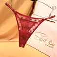 thumbnail image 2 of Sweet And Sexy Floral Patterned Thong Breathable Thin For Women's Oversized Underwear, 2 of 2
