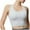 Gray, variant on Bandeau Bra for Women Girls Seamless Bra Feature V-Neck T-Shirt Bra Style W-1406 Green-a L