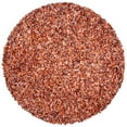thumbnail image 4 of SAFAVIEH Rio Kynaston Solid Polyester Shag Area Rug, Rust/Ivory, 4' x 6', 4 of 10
