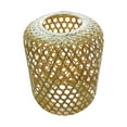 thumbnail image 2 of Rustic Bamboo Lamp Shade Ceiling Light Fixture Cover Pendant Light Decorative, 2 of 7