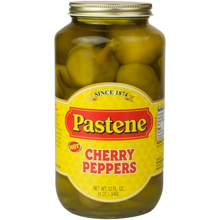 Rtu Hot Pepper - Pastene Hot Cherry Peppers, 32 fl oz