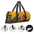 thumbnail image 3 of Pofeuu Colorful Sweaters And Strings Print Travel Duffel Bag,Sports Tote Gym Bag,Shoulder Weekender Overnight Bag for Women Gym Bag, 3 of 6