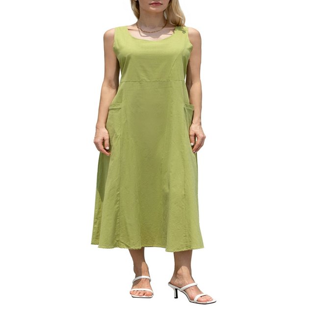 Robe Longue Maxi Bohème pour Femmes, Décontractée, Sans Manches, Robe Longue, Robes d'Été de Plage pour Dames