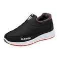 thumbnail image 1 of Botas de nieve cálidas con forro polar para mujer, zapatos impermeables de invierno, sin cordones, calzado ultraligero., 1 of 7