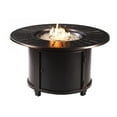 thumbnail image 3 of Aluminum 44-in Round Antique Copper Fire Table Set with Rocking Chairs, 3 of 9