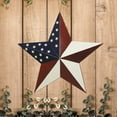 thumbnail image 5 of Metal American Flag Barn Star Decor Patriotic Mounted 3D Wall Art July of 4th Decoration, 5 of 5