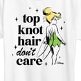 thumbnail image 3 of Tinker Bell - Top Knot Hair Don't Care   - Women's Short Sleeve Graphic T-Shirt, 3 of 5