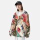 thumbnail image 3 of Fotbe Butterflies And Flowers Painting Chaqueta con Protección Solar UPF 50+ para Hombre y Mujer, Camisa con Capucha y Bolsillos-XX-Large, 3 of 7