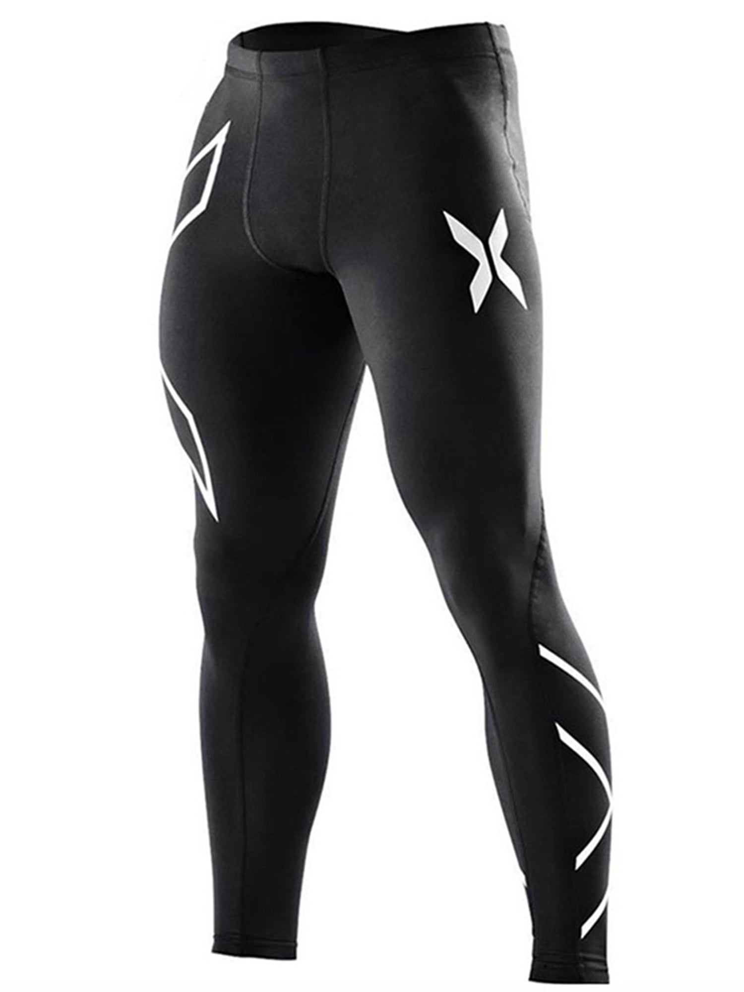 Men's Capri Compression Tight Workout Cool Dry Stretchy Running Leggings