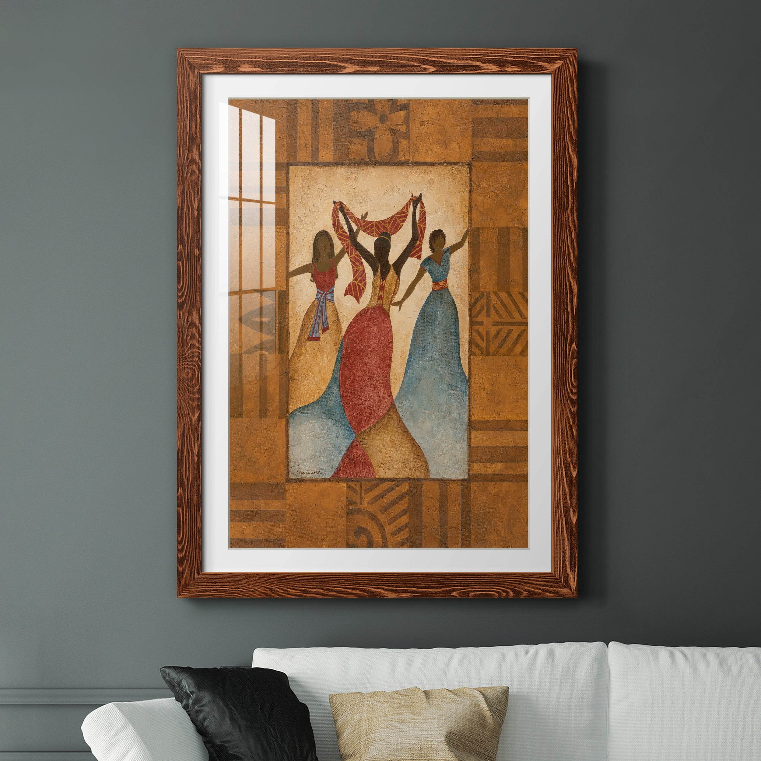 Rhythm - Premium Framed Print - Distressed Barnwood Frame - Ready to Hang