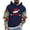 Blue, variant on Christmas Hoodies for Men Big and Tall Long Sleeve Jackets Hooded Overcoat Print Autumn Winter Casual Coat