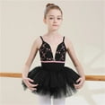 thumbnail image 2 of Dance Wear Stage Costume Ballet Leotard Short Dresses Sling Leotard Gymnastics Girl Dress Set, 2 of 5