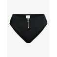 thumbnail image 5 of Time and Tru Women's and Women's Plus Size Compression Zipper Bikini Bottoms, Sizes XS-3X, 5 of 5