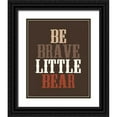 thumbnail image 1 of Robinson, Tamara 15x18 Black Ornate Wood Framed with Double Matting Museum Art Print Titled - Be Brave, 1 of 4