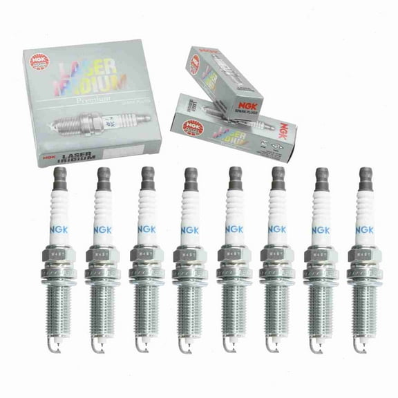 8 pc NGK Laser Iridium Spark Plugs compatible with Infiniti QX80 5.6L V8 2014-2020