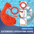 thumbnail image 2 of 20/28 inch Foam Life Preserver Ring with 98.4 ft Floating Lifesaving Rope, Throwable Flotation Device, for Boat Safety Equipment, 2 of 5
