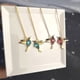thumbnail image 5 of Pendientes colgantes con diamantes de imitación de colibrí, pendientes de moda con alas extendidas, colgante largo de colibrí, joyería para mujeres y niñas, 5 of 8