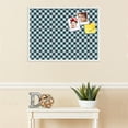 thumbnail image 3 of PinPix 32x24 Custom Cork Bulletin Board Argyle Mixed Blue Poster Board Has a Fabric Style Canvas Finish, Framed in Argyle Mixed Blue, by ArtToFrames (PinPix-630), 3 of 6