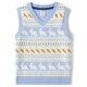 thumbnail image 1 of Chaleco tipo suéter Gymboree Bunny Fairisle para niño pequeño 2T, 1 of 2