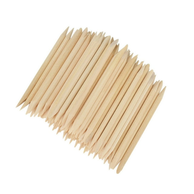 Ensemble de 100 Pcs d'Outils pour Enlever les Cuticules pour Manucure et Pédicure