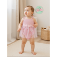 thumbnail image 6 of Rovasas Baby Girl Romper Dress Sleeveless Embroidery Jumpsuit Headband, 6 of 9