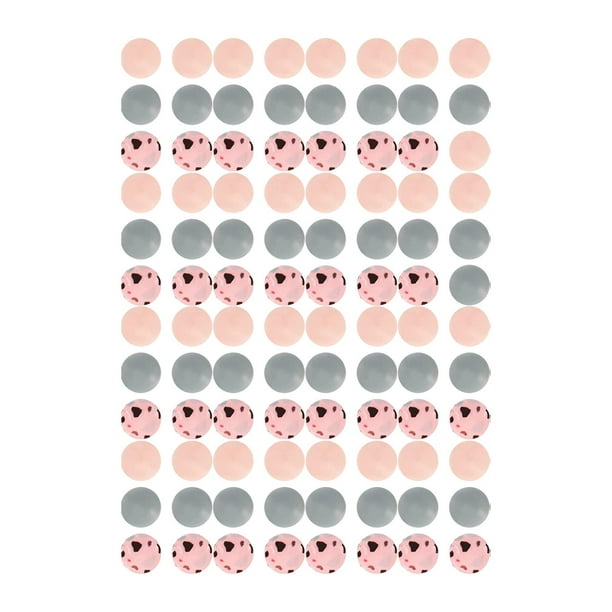 Cuentas espaciadoras de silicona con accesorios de borla de cuero PU para llavero. Rosado
